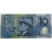 AUSTRALIA 1993 . TEN 10 DOLLAR BANKNOTES . CONSECUTIVE PAIR . ERROR . INK TRANSFER